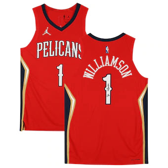 Zion Williamson - New Orleans Hornets Red Nike Authentic Jersey