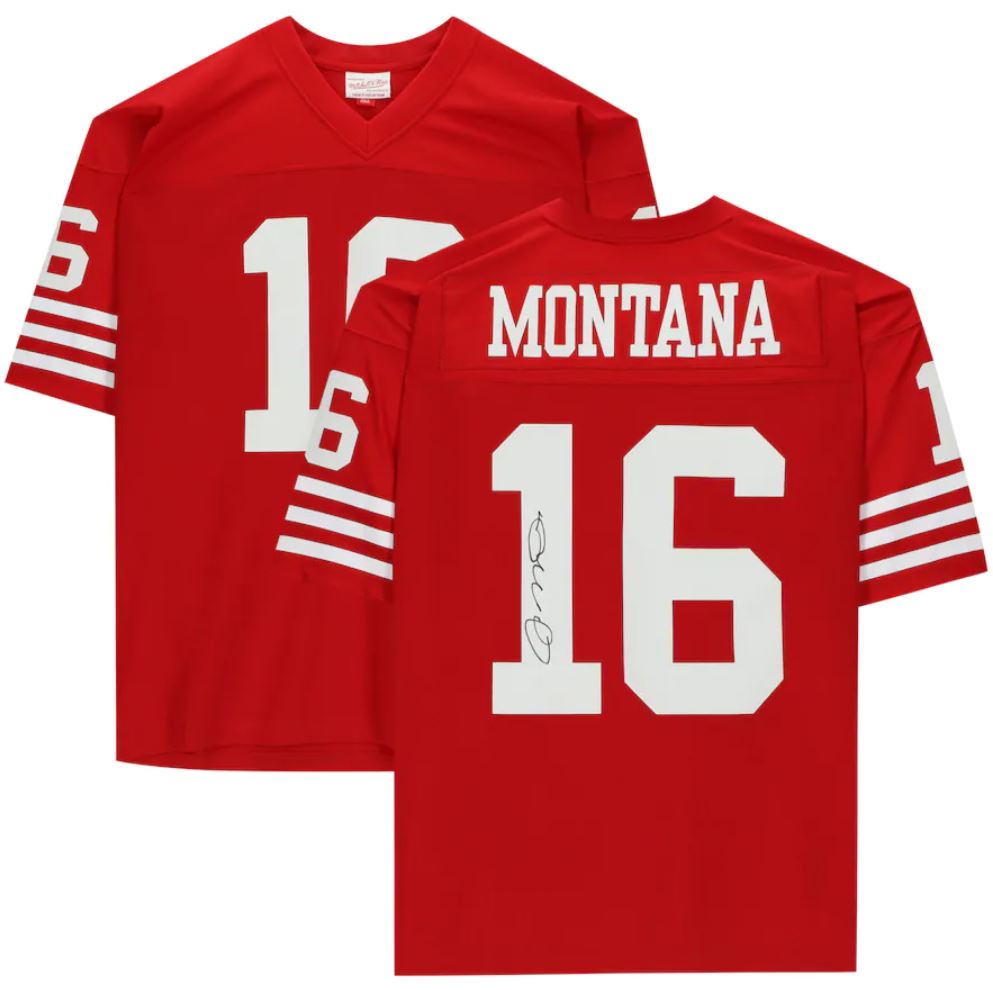 Joe Montana - San Francisco 49ers Red M&N Legacy Jersey