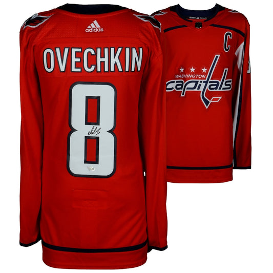 Alex Ovechkin - Washington Capitals Autographed Red Adidas Authentic Jersey