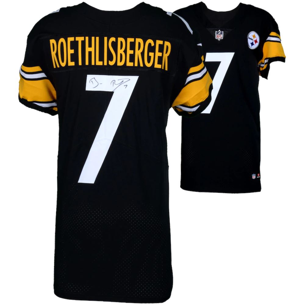 Ben Roethlisberger - Pittsburgh Steelers Black Nike Elite Jersey