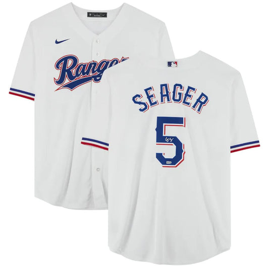 Corey Seager - Texas Rangers White Nike Jersey