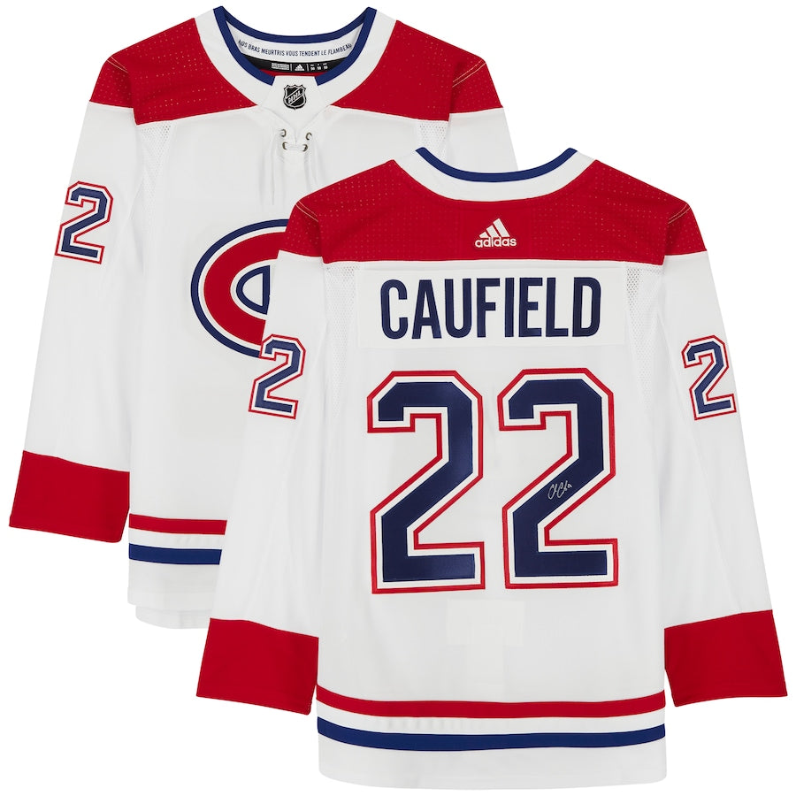 Cole Caufield - Montreal Canadiens Autographed adidas White Authentic Jersey