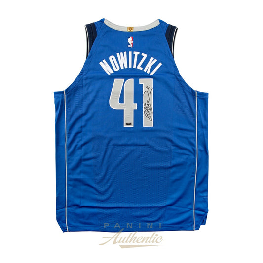 Dirk Nowitzki - Dallas Mavericks Royal Nike Authentic Jersey