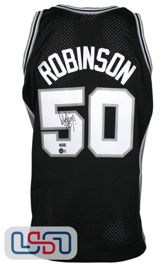 David Robinson - San Antonio Spurs Black M&N Swingman Jersey