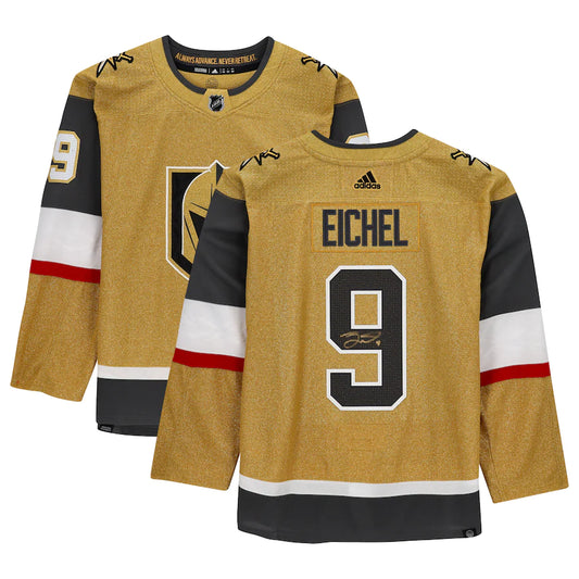 Jack Eichel - Gold Vegas Golden Knights Autographed adidas Alternate Authentic Jersey