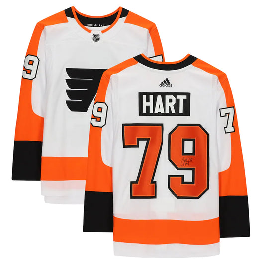 Carter Hart - Philadelphia Flyers Autographed White Adidas Authentic Jersey