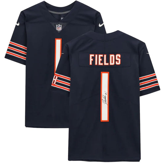 Justin Fields - Chicago Bears Navy Nike Limited Jersey