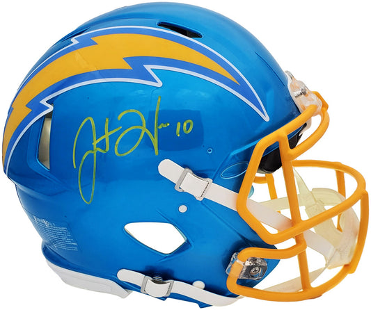 Justin Herbert - Los Angeles Chargers Flash Authentic Helmet