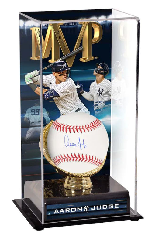 Aaron Judge - Rawlings Official Baseball with MVP Display Case