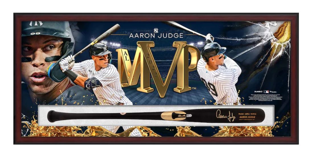 Aaron Judge - Framed Chandler AJ99.2 Game Model Bat MVP Theme