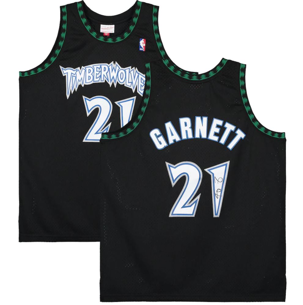 Kevin Garnett - Minnesota Timberwolves Black M&N Swingman Jersey