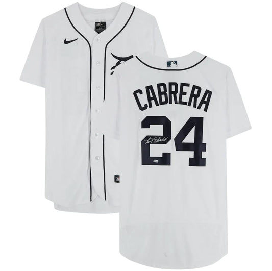 Miguel Cabrera - Detroit Tigers White Nike Authentic Jersey