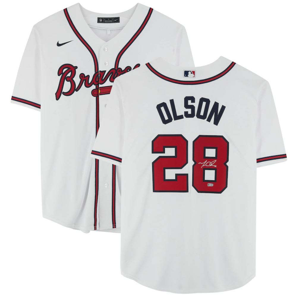 Matt Olson - Atlanta Braves White Nike Jersey