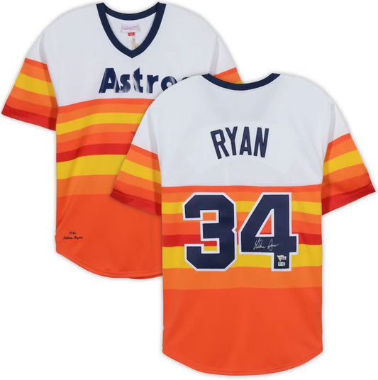 Nolan Ryan - Houston Astros Throwback M&N Authentic Jersey