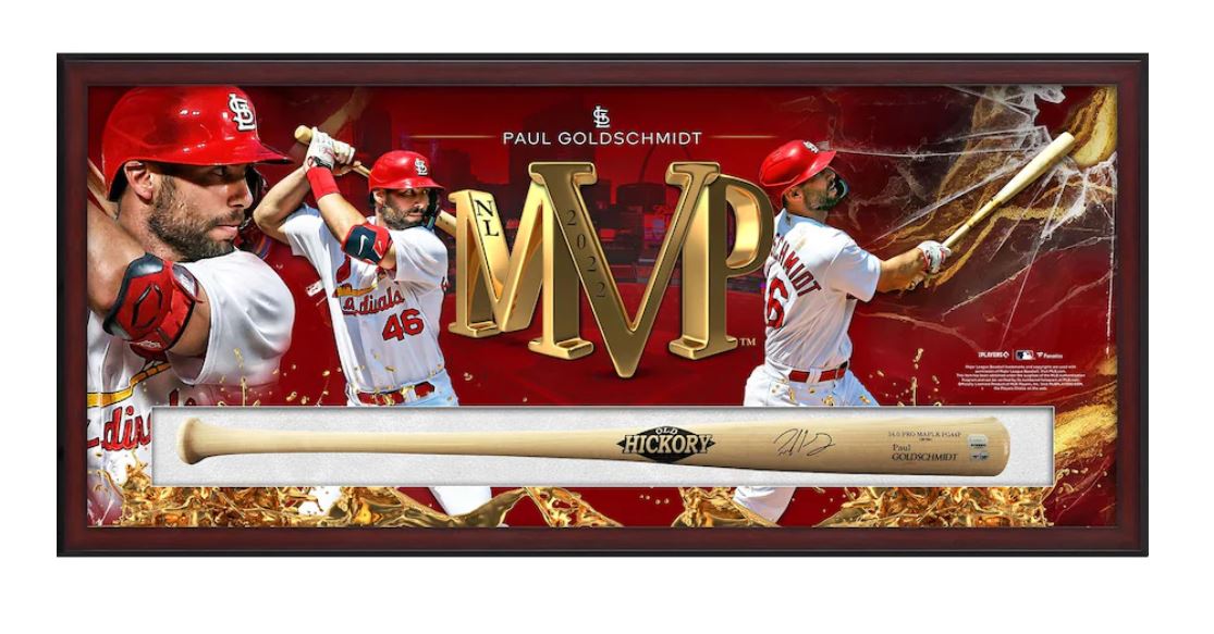 Paul Goldschmidt - Framed Old Hickory Game Model Bat MVP Theme