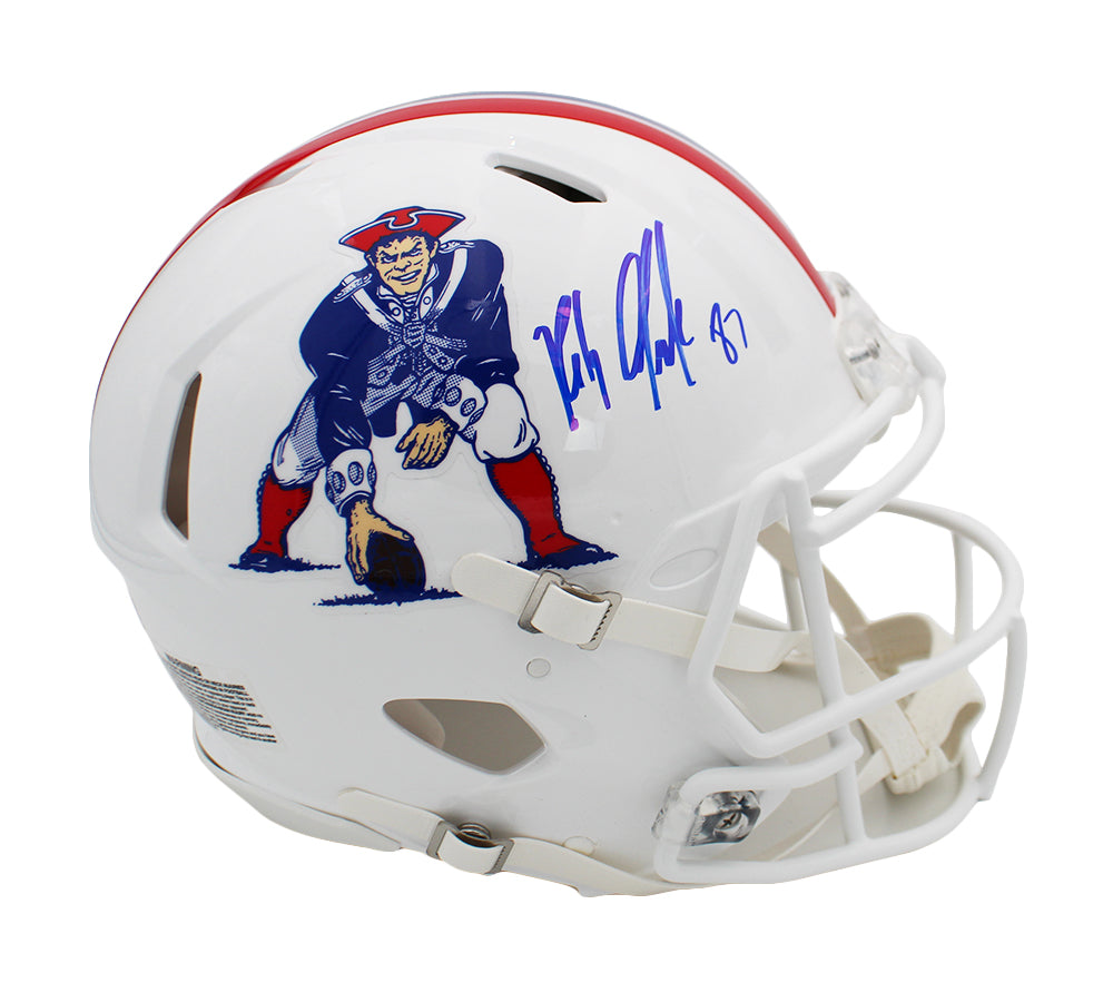 Rob Gronkowski - New England Patriots Throwback Speed Authentic Helmet