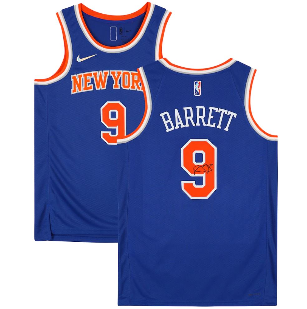 RJ Barrett - New York Knicks Blue Nike Swingman Jersey