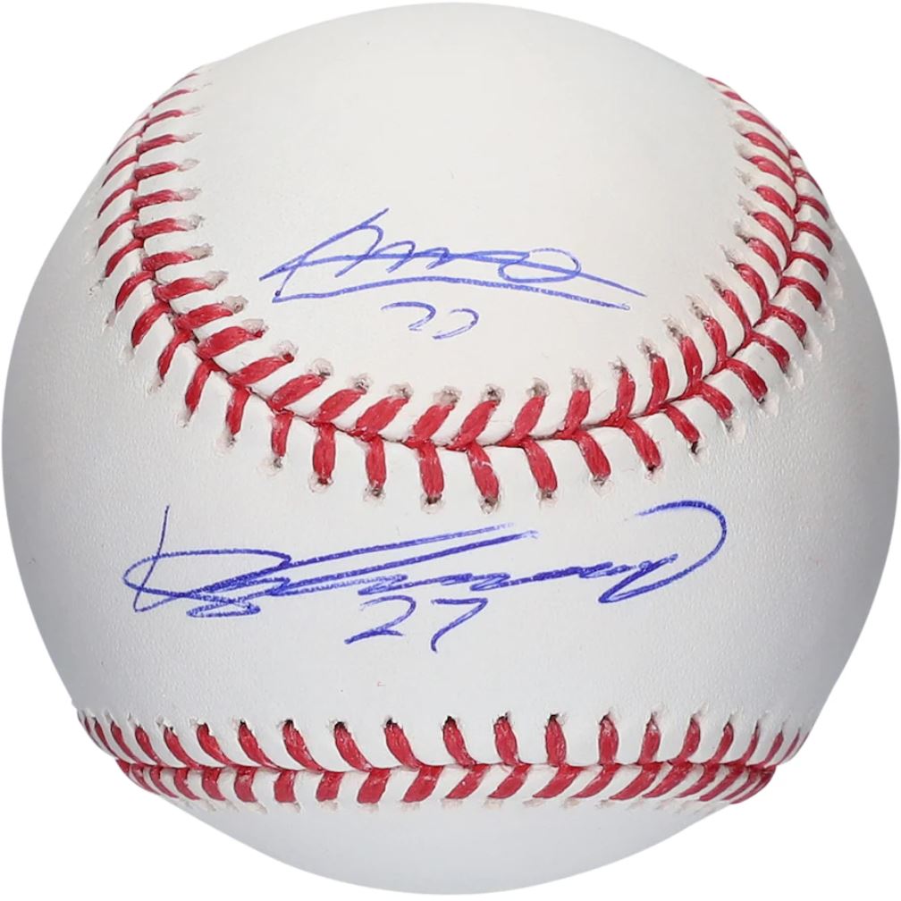 Vladimir Guerrero Jr & Vladimir Guerrero Sr - Dual Signed Rawlings Official Baseball