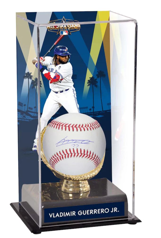 Vladimir Guerrero Jr - Rawlings Official Baseball with Display Case