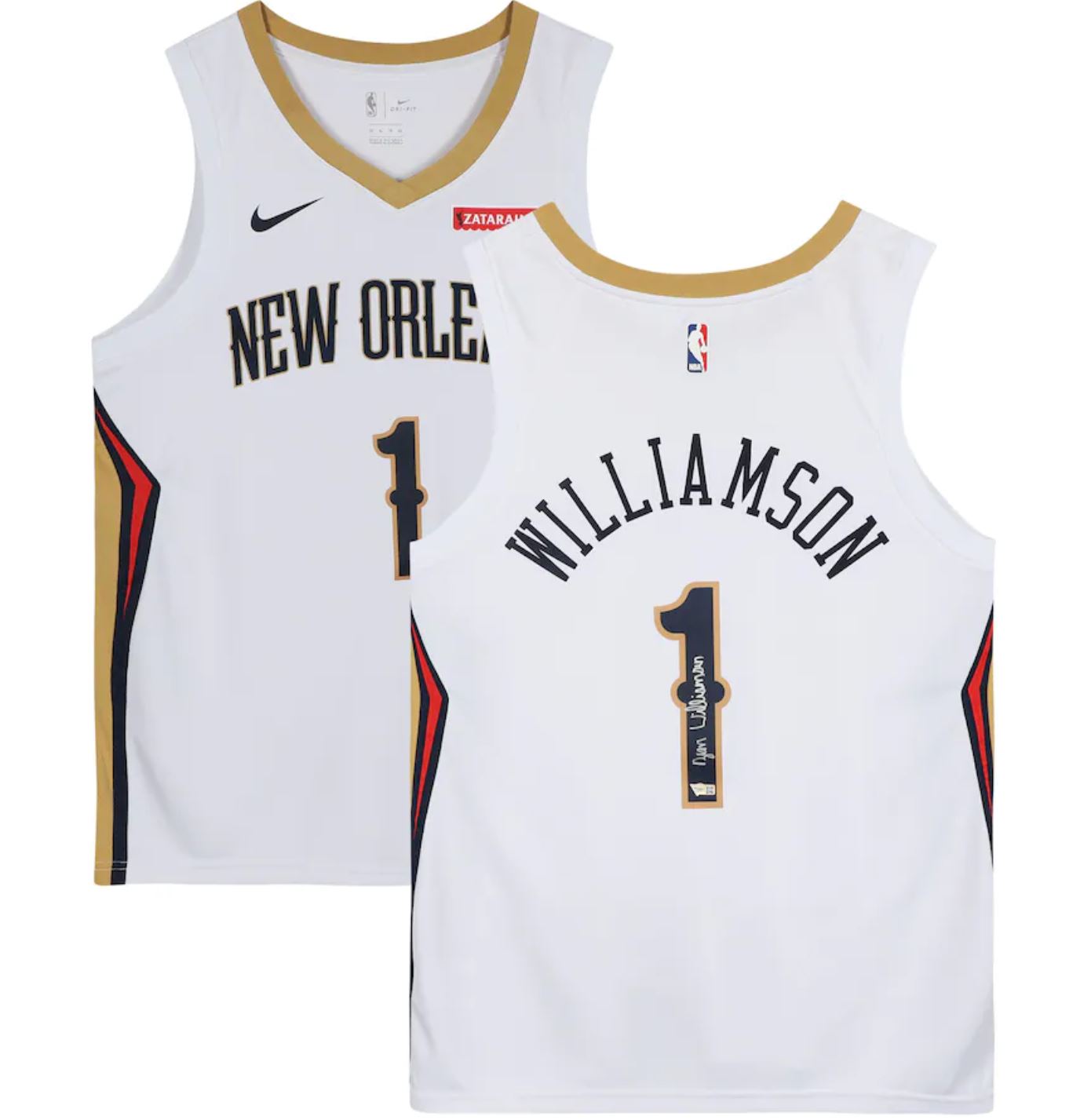 Zion Williamson - New Orleans Hornets White Nike Swingman Jersey